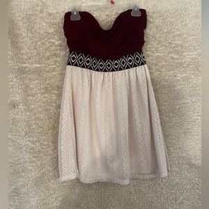 Luna Chix strapless mini dress